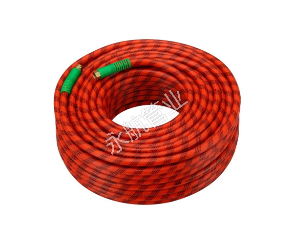 红色花线编织管